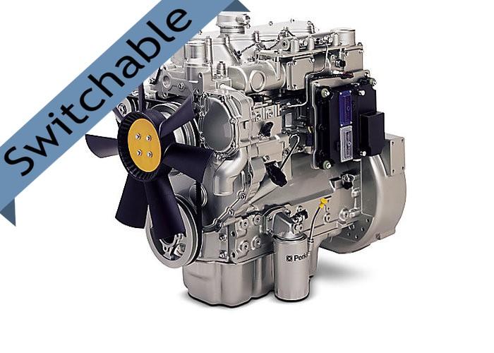1104D-44T Diesel Engine <br> 74.5 kW @ 2200 RPM
